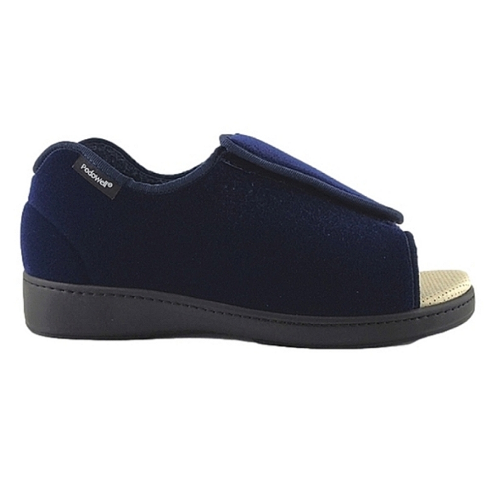 Podowell Men's Blue Alexis Hi-Top Slippers Antibacterial Washable Size 42 - Picture 2 of 15